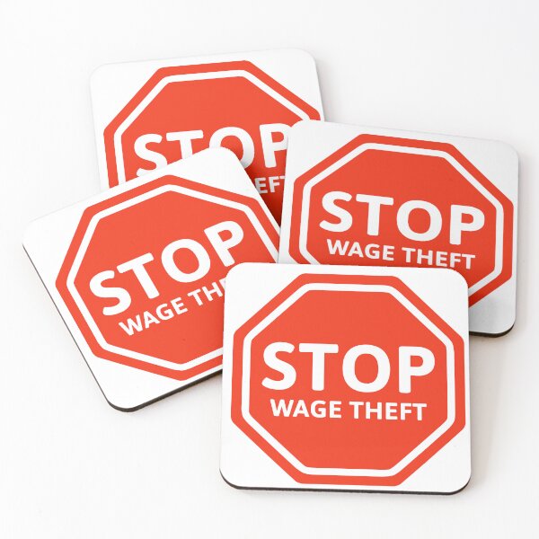 Item preview, Stop wage theft  designed and sold by Rachel the Artist .