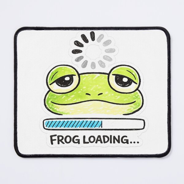 Item preview, Frog Loading - chill mode designed and sold by Dinaelsherkawy.
