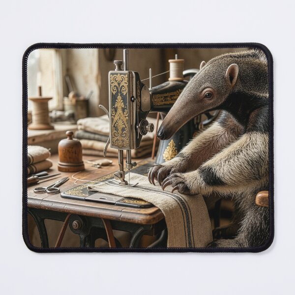 Item preview, Anteater Seamstress Hard at Work designed and sold by Tridentulus.