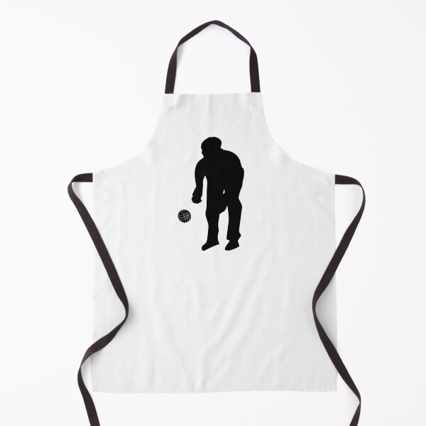 Item preview, Bocce Player Silhouette – Man Throwing Ball Minimal Design designed and sold by EmeraldeaArt.