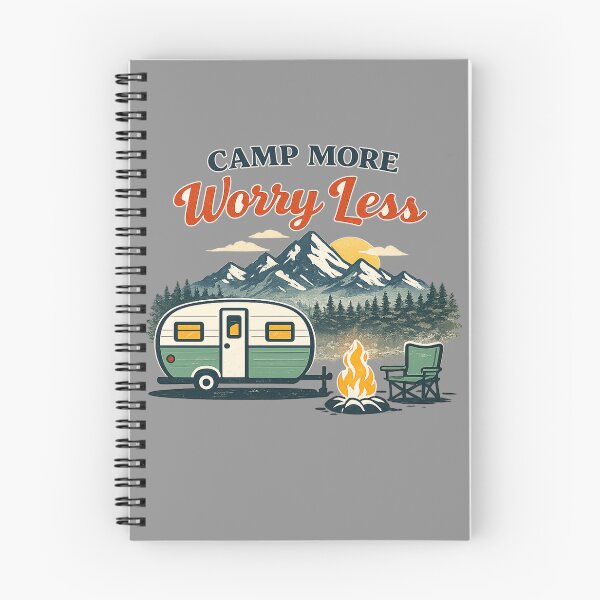 Item preview, Camp More Worry Less Camping Design designed and sold by artbylee01.