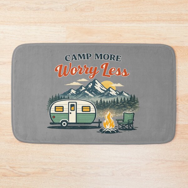 Item preview, Camp More Worry Less Camping Design designed and sold by artbylee01.