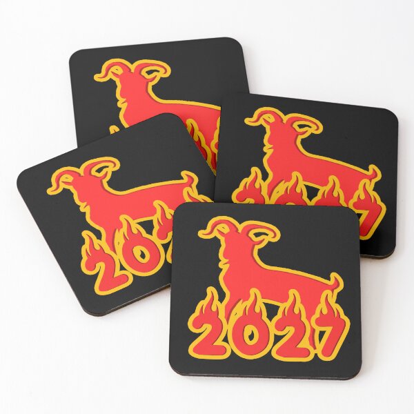 Item preview, 2027 Year Of The Fire Goat designed and sold by CamilasPrints.