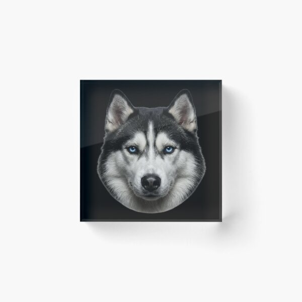 Item preview, Siberian Husky Portrait — Wolf Eyes Dog Lover Gift designed and sold by Zippy Creation.