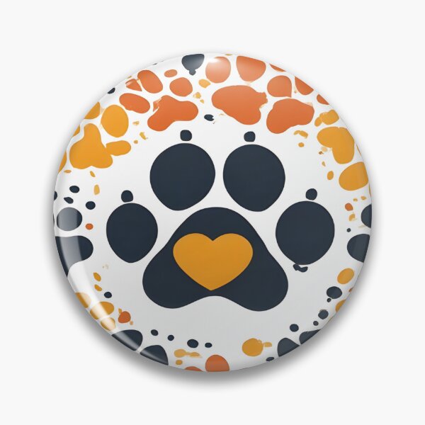 Item preview, Painted Paw Prints designed and sold by DogLoveArt.