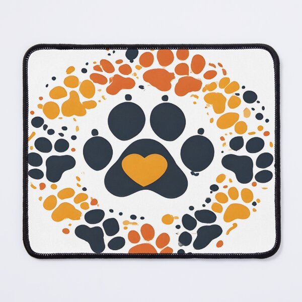 Item preview, Painted Paw Prints designed and sold by DogLoveArt.