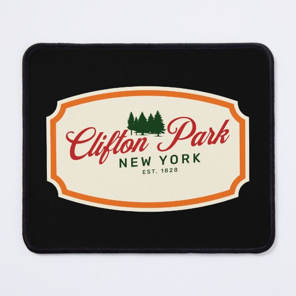 Item preview, Clifton Park New York Label Badge designed and sold by American Travels.