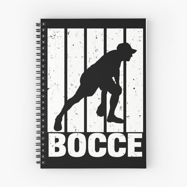 Item preview, white color Bocce Player Silhouette design designed and sold by EmeraldeaArt.