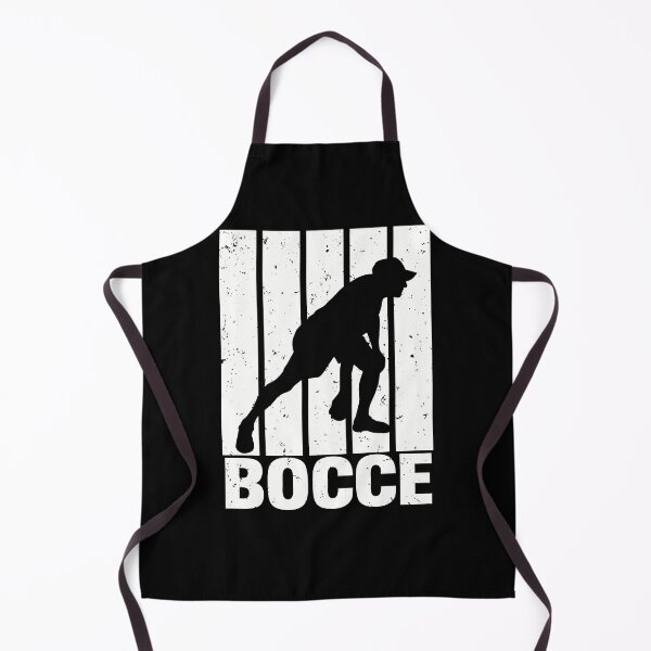 Item preview, white color Bocce Player Silhouette design designed and sold by EmeraldeaArt.
