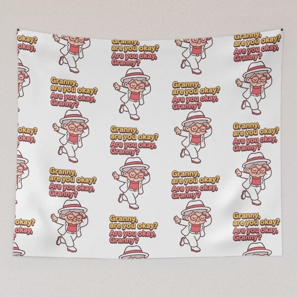 Item preview, Funny Granny Smooth Criminal Parody – “Granny Are You Okay?” – Cute Cartoon Grandma Pop Music Pun Design designed and sold by Donsean22.