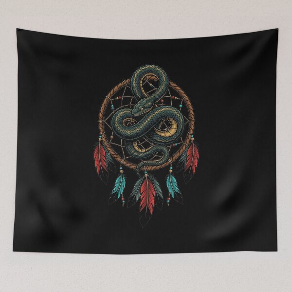 Item preview, Snake Dreamcatcher designed and sold by ReneMM.