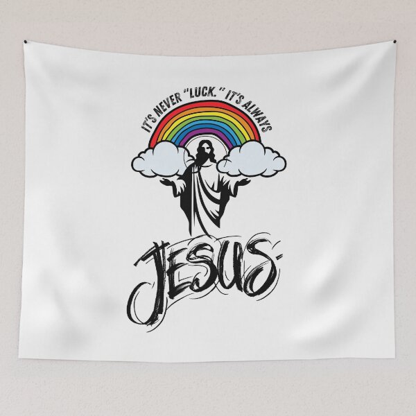 Item preview, It’s Never Luck. It’s Always Jesus designed and sold by threadsjam.