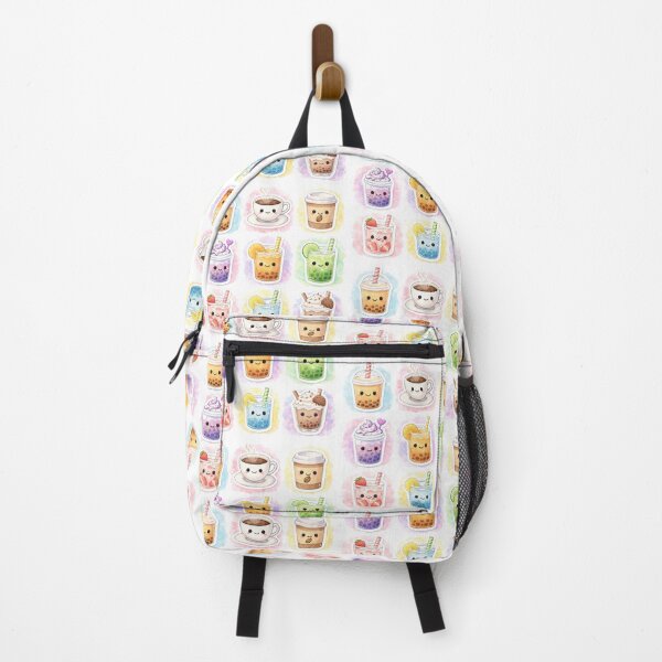 Item preview, Cute Kawaii Drink Stickers – Smiling Bubble Tea & Coffee Collection Stickers designed and sold by Qingtian814.