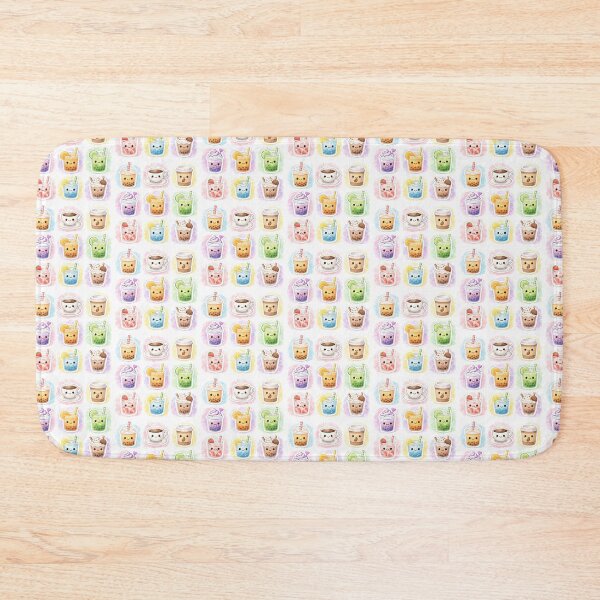 Item preview, Cute Kawaii Drink Stickers – Smiling Bubble Tea & Coffee Collection Stickers designed and sold by Tiny Boo Studio.