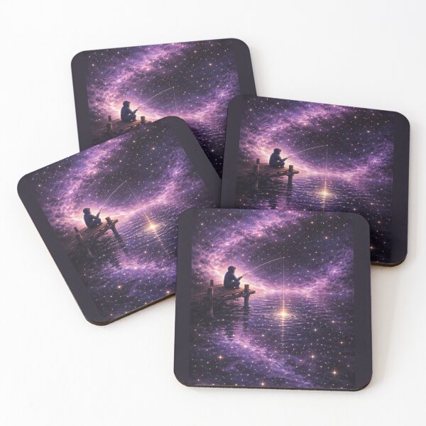 Item preview, Cosmic Dreamscape - Fishing for a Star designed and sold by CyrilloArt.