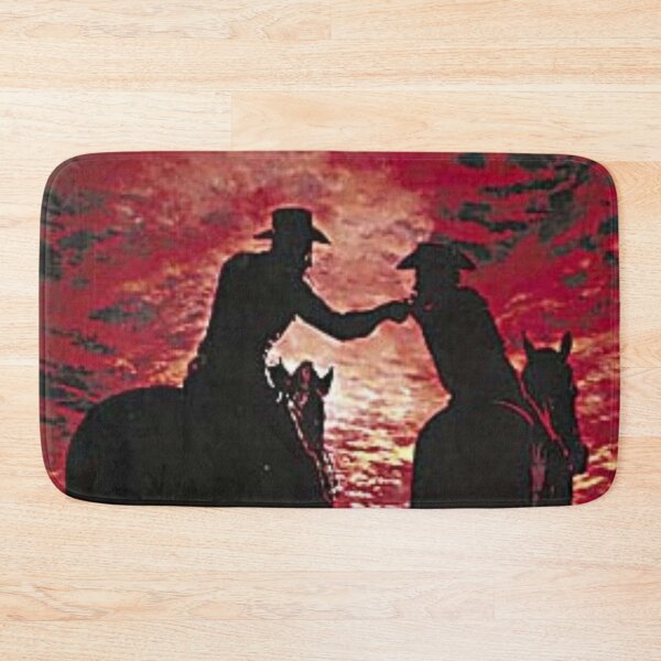 Item preview, Real Cowboys on horses at a stunning sunset designed and sold by neworderu2.