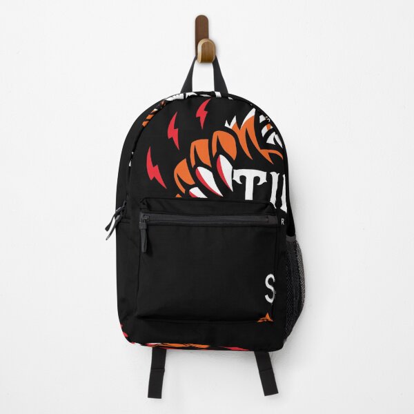 Item preview, Flaming Tiger T-Shirt, Fierce Fire Tiger Design, Streetwear Graphic Tee, Wild Animal Art designed and sold by ssgstory.