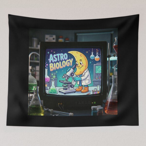 Item preview, Astro Biology Moon Scientist – Funny Space Science Pun Design 2 designed and sold by WordPlayStudio.