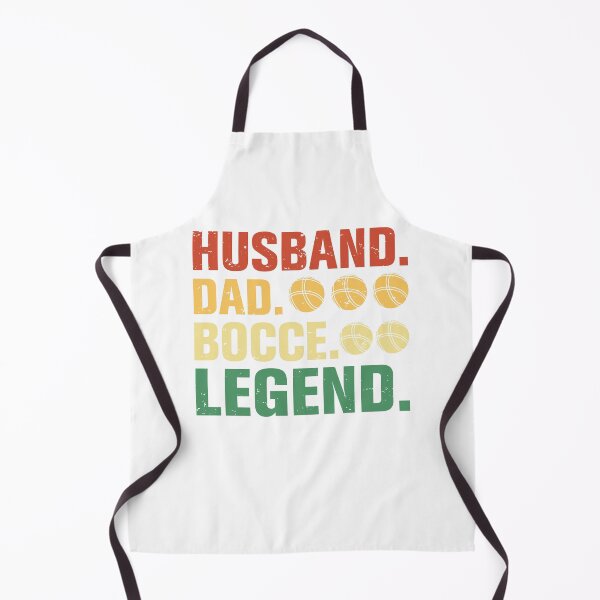 Item preview, Husband Dad Bocce Legend – Retro Vintage Colors Design designed and sold by EmeraldeaArt.