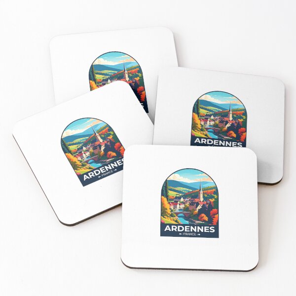 Item preview, Ardennes France Travel Sticker designed and sold by TulipaGraphics.