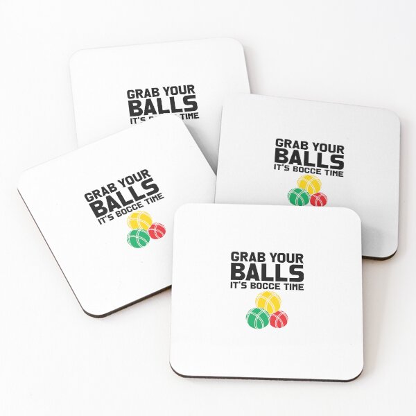 Item preview, Grab Your Balls It’s Bocce Time designed and sold by EmeraldeaArt.