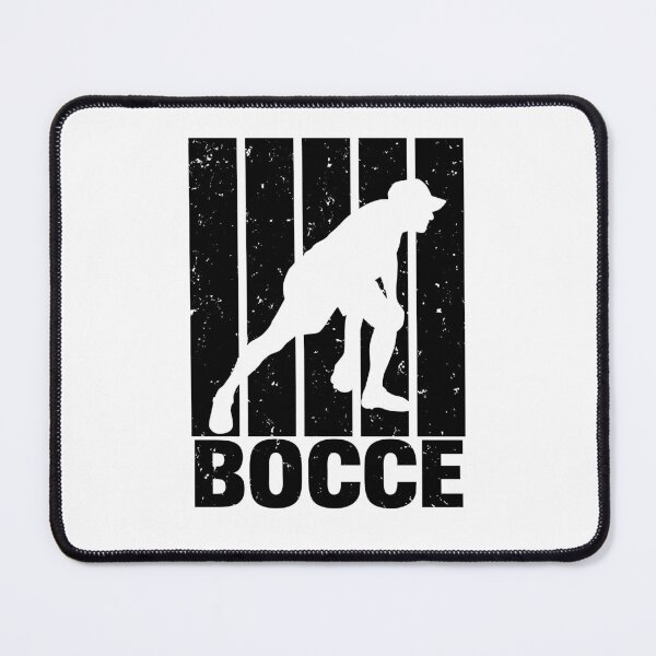 Item preview, black color Bocce Player Silhouette design designed and sold by EmeraldeaArt.
