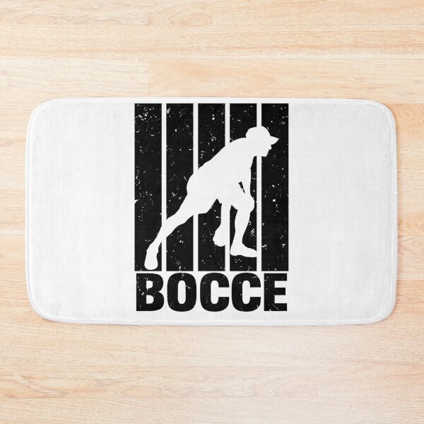 Item preview, black color Bocce Player Silhouette design designed and sold by EmeraldeaArt.
