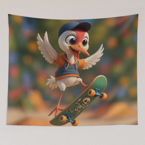 Item preview, Skater Sarus Crane  designed and sold by Sillytoe.