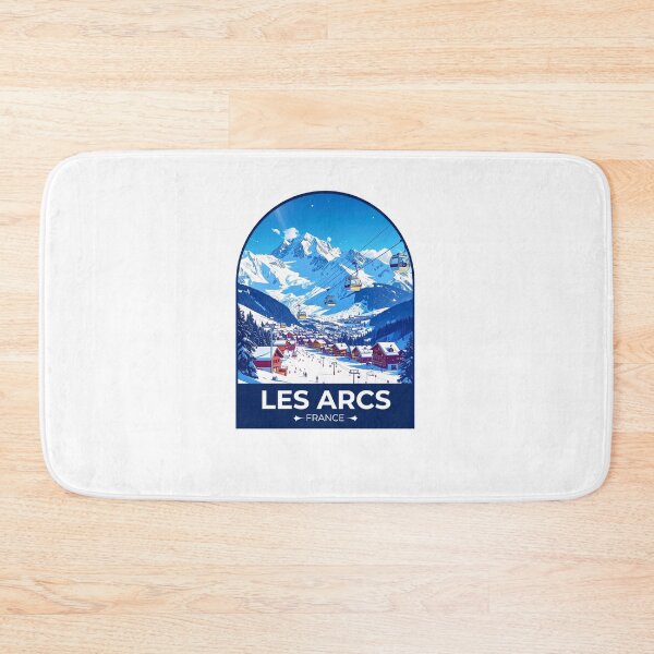 Item preview, Les Arcs France Travel Sticker designed and sold by TulipaGraphics.