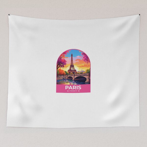 Item preview, Paris France Travel Sticker designed and sold by TulipaGraphics.