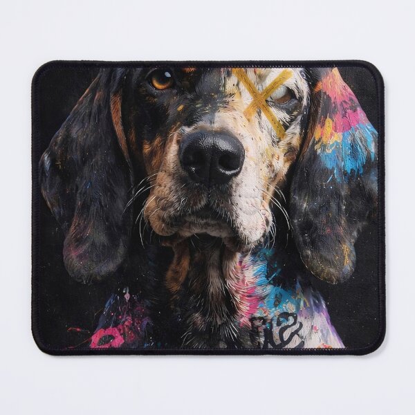 Item preview, Graffiti Dog Portrait Colorful Street Art Paint Splatter Puppy Artwork designed and sold by Meteor Destroyer.