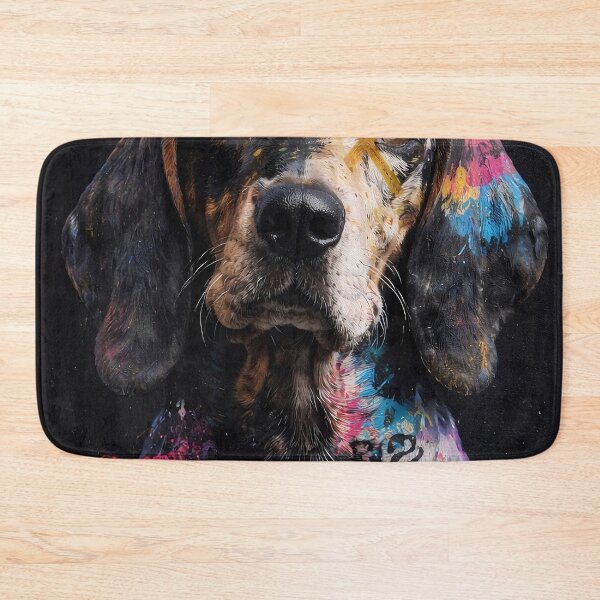 Item preview, Graffiti Dog Portrait Colorful Street Art Paint Splatter Puppy Artwork designed and sold by Meteor Destroyer.
