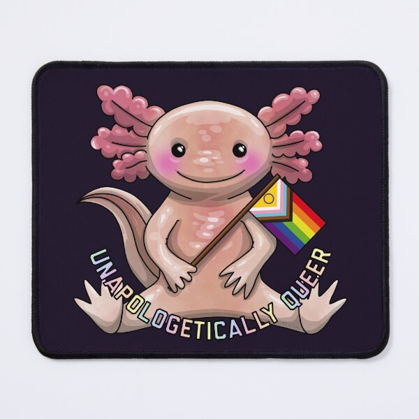 Item preview, Unapologetically Queer Progress Pride Axolotl designed and sold by Art by Veya.