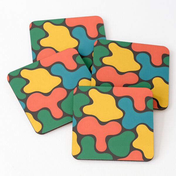 Item preview, Multi colored blob pattern, seamless design designed and sold by LeedsArtStudio.
