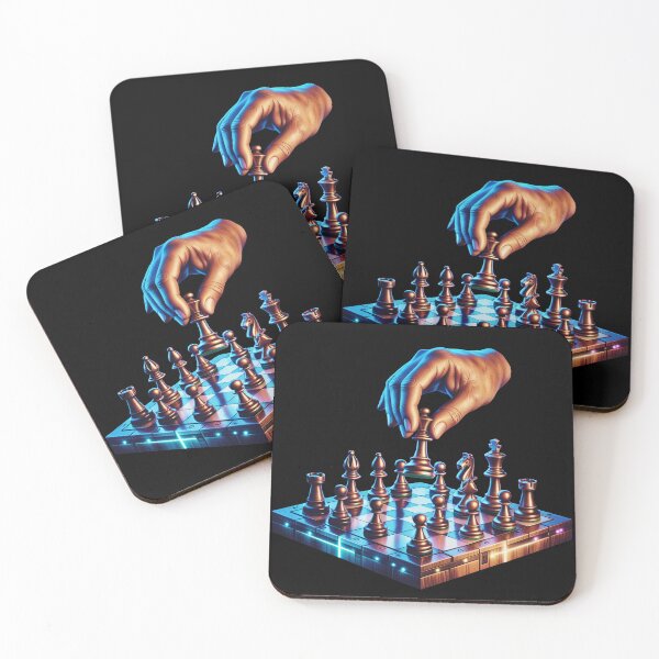 Item preview, One Move Chess Strategy Realistic Board Design designed and sold by ArdjaN_PL.