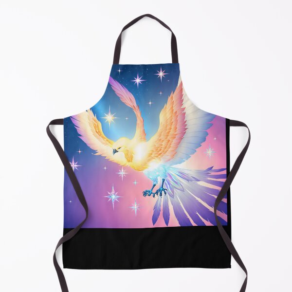 Item preview, Crystalline Cosmic Phoenix Rising Ethereal Nebula Art designed and sold by CrystalVanta.