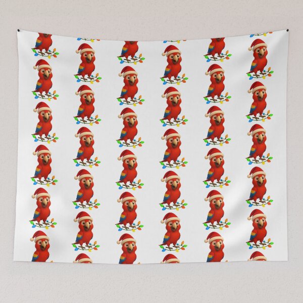 Item preview, Christmas Scarlet Macaw  designed and sold by Sillytoe.