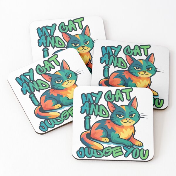 Item preview, Grafitti Style Cattitude Cat Design designed and sold by TinyTyrantCo.