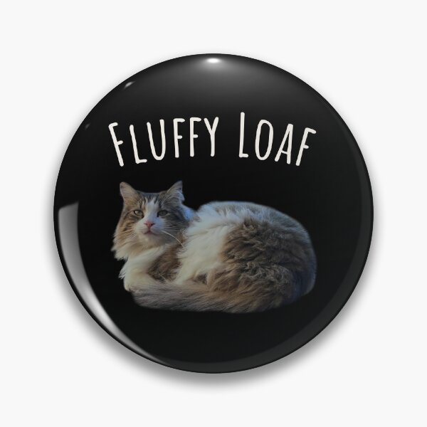 Item preview, Fluffy Loaf Cat – Cute Cozy Cat Meme designed and sold by MB-CatPrints.