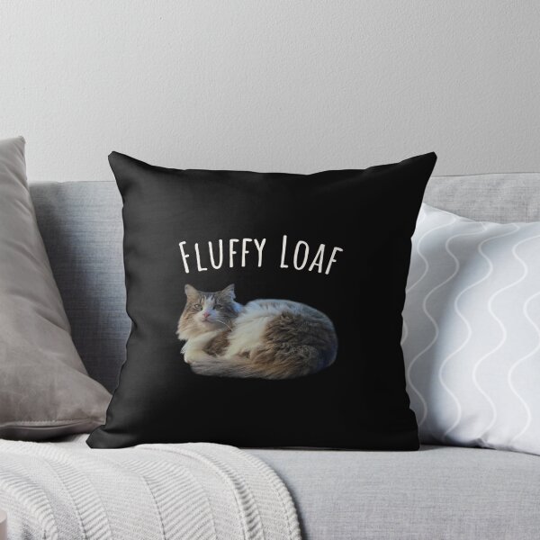 Item preview, Fluffy Loaf Cat – Cute Cozy Cat Meme designed and sold by MB-CatPrints.