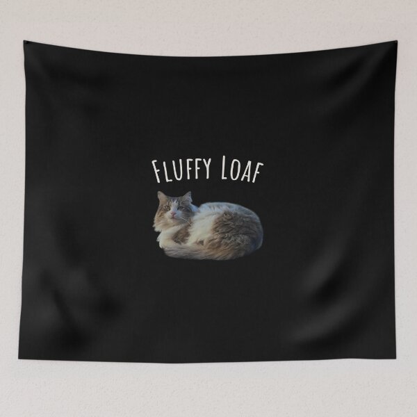 Item preview, Fluffy Loaf Cat – Cute Cozy Cat Meme designed and sold by MB-CatPrints.