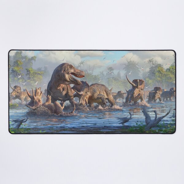 Item preview, The Showdown: Tyrannosaurus vs Triceratops designed and sold by Anthony James Hutchings.