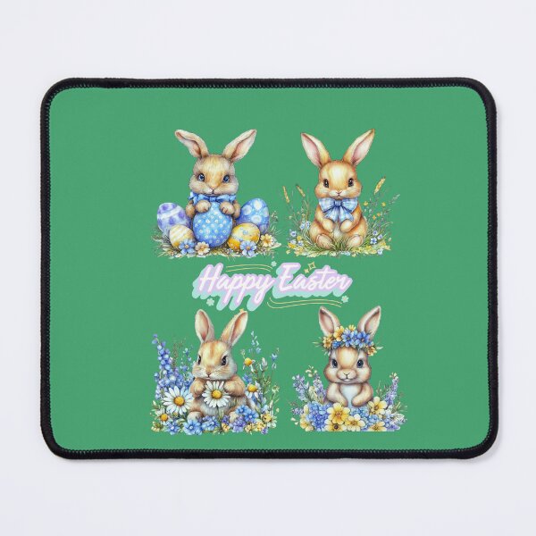 Item preview, Happy Easter with bunnies designed and sold by Palmtree94.