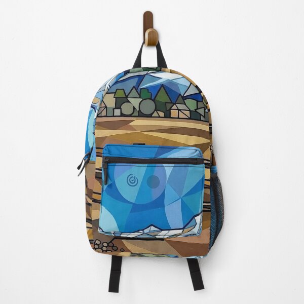 Item preview, Low Poly Mountain Landscape Geometric Colorado Style Scenic Nature Art designed and sold by Meteor Destroyer.