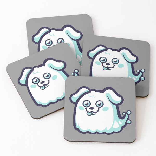 Item preview, Cute and Spooky Ghost Dog designed and sold by CherryPinkArt.