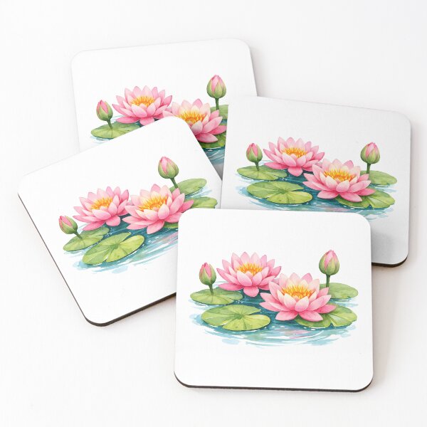 Item preview, Watercolor Pink Water Lily  designed and sold by silviaol.