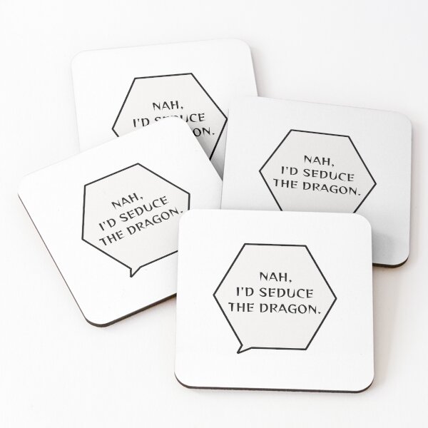 Item preview, Nah I'd Seduce the Dragon - Dungeons & Dragons Parody  designed and sold by ShopStellar.