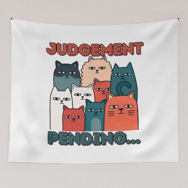 Item preview, Judgement Pending Funny Cat Design designed and sold by TinyTyrantCo.