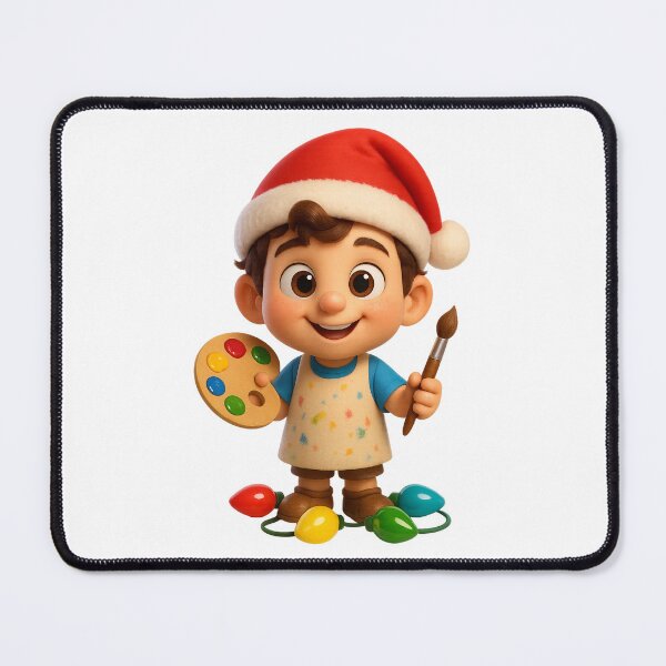 Item preview, Christmas Artist Boy designed and sold by Sillytoe.