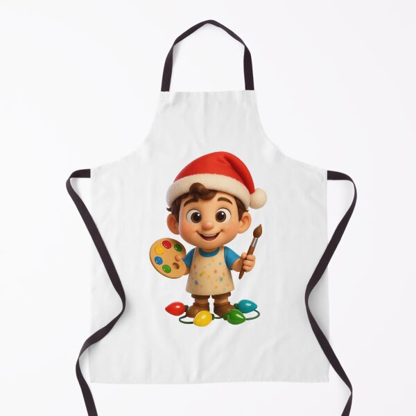 Item preview, Christmas Artist Boy  designed and sold by Sillytoe.